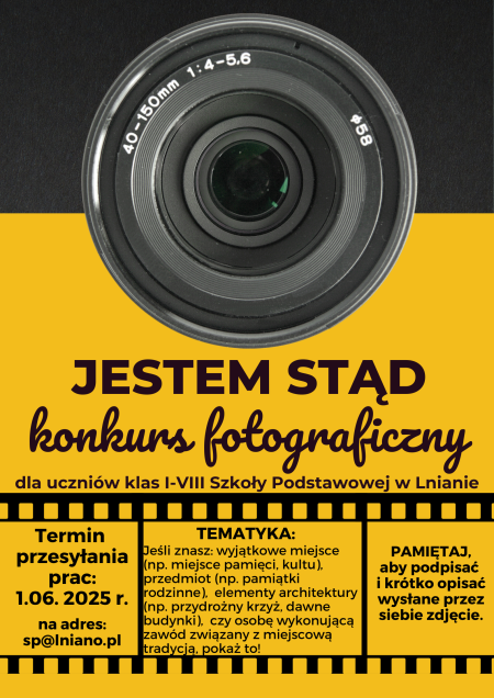 KONKURS FOTOGRAFICZNY DLA KLAS I-VIII