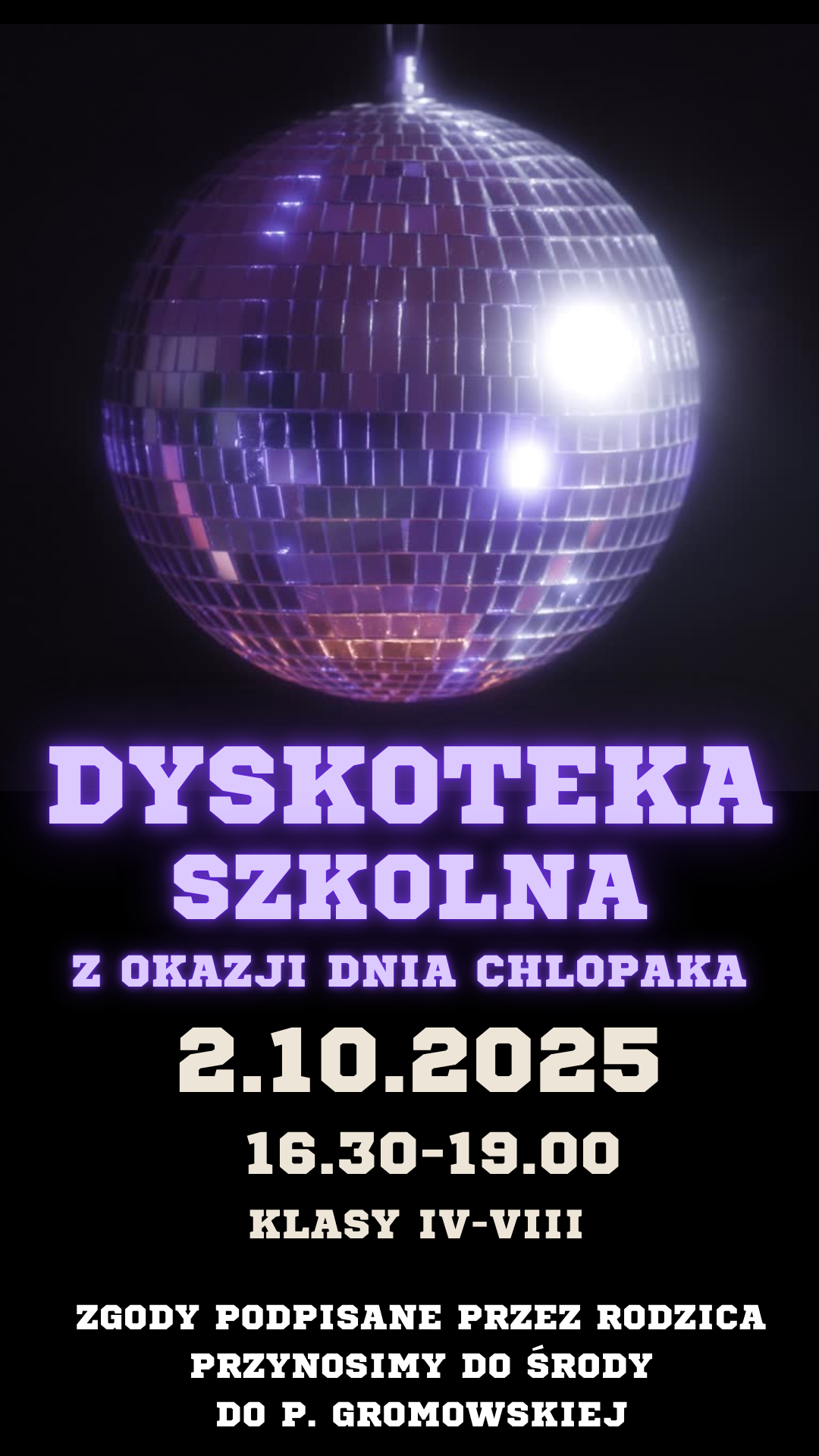 DYSKOTEKA SZKOLNA