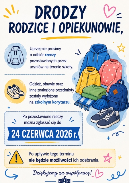 PROSIMY O ODBIÓR RZECZY